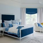 Elegant Contemporary Blue Bedroom Decorating Ideas