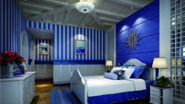 Pretty Minimalist Blue Bedroom Decorating Ideas