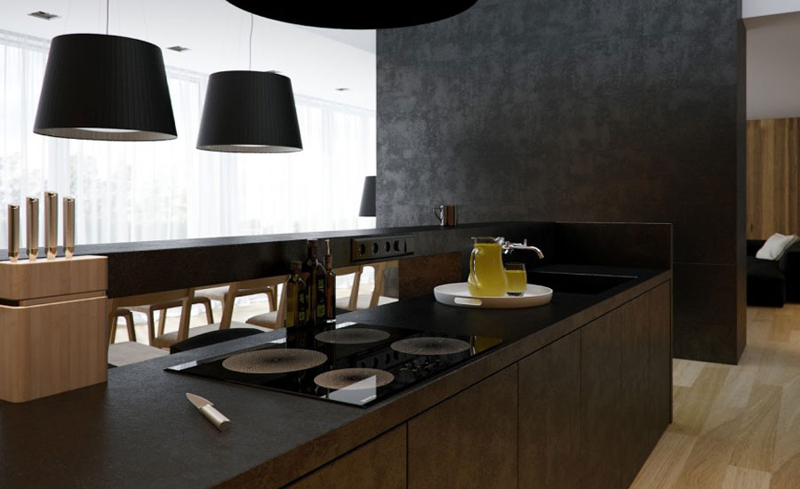 Dark Design Kitchen Integrated Kitchen