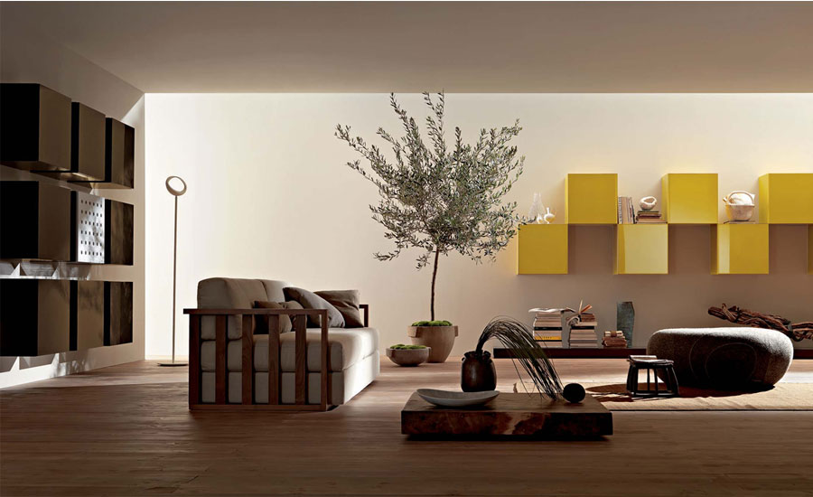 Spacious Living Room With Minimalist Furniture