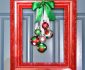 Awesome Picture Frame Turned Into Wreath Design Used Square Shaped and Colorful Ball Decoration Ideas