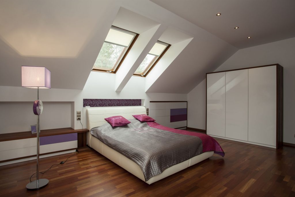 Brilliant Modern Attic Bedroom Design Ideas