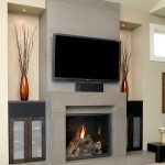 Chic Minimalist Concrete Fireplace Design Ideas