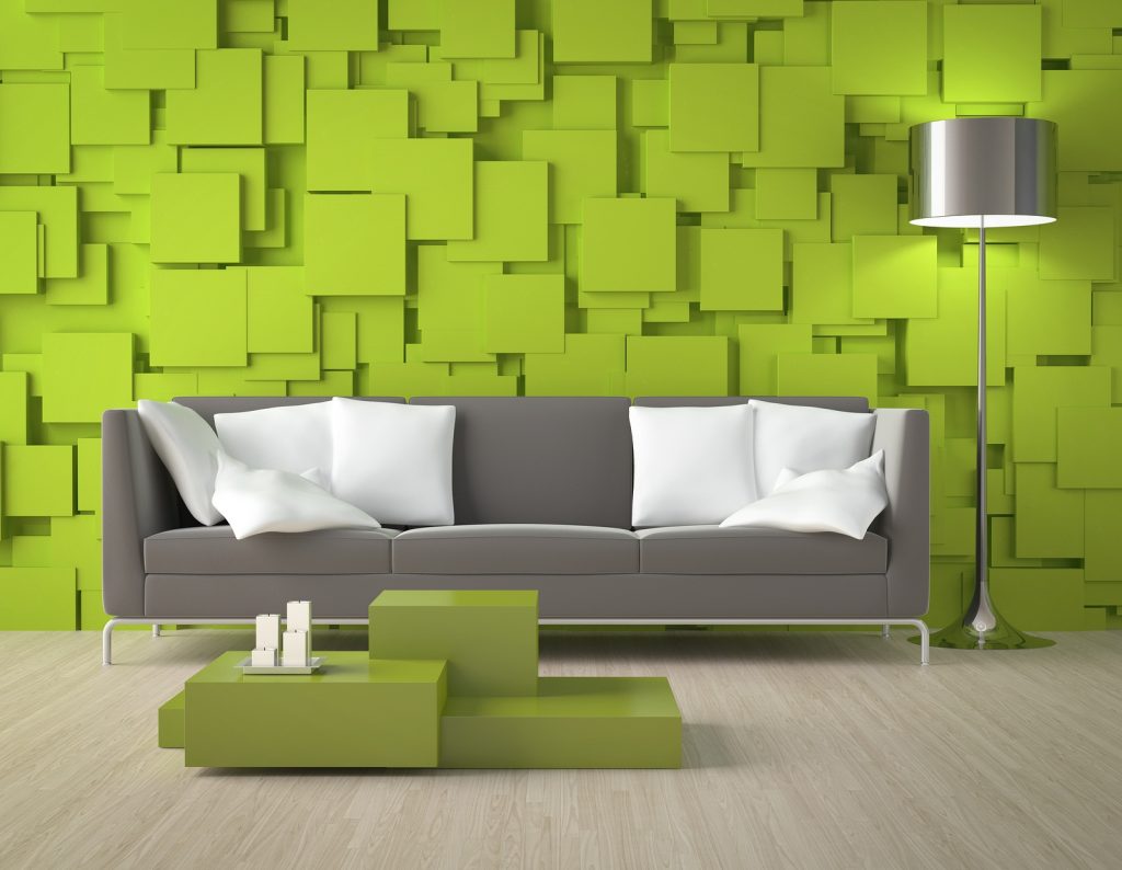 Creative Modern Green Living Room Ideas