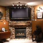 Creative Stone Corner Fireplace Design Ideas
