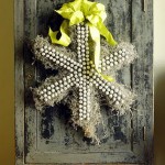 Easy Wreaths For Christmas Design Used Star Shaped Decor in Rustic Decor for Home Inspiration to Your House