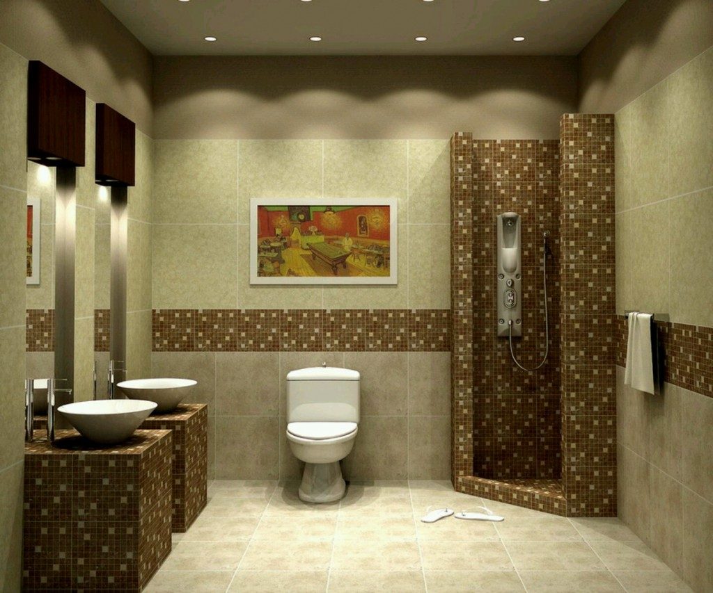 Elegant Mosaic Bathroom Tile Design Ideas