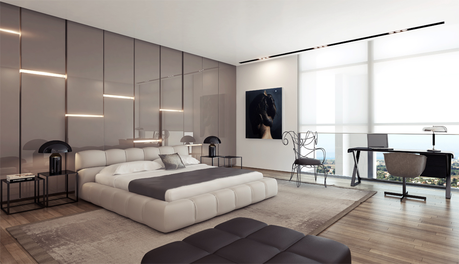 Fantastic Large Contemporary Bedroom Design Ideas