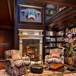 Interesting Classic Home Library Design Ideas