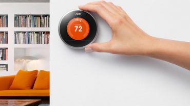 Nest thermostat living-room