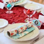 Sensational Christmas Place Setting Ideas With Red Cloth Design in Stylish and Elegant Decoration for Inspiration