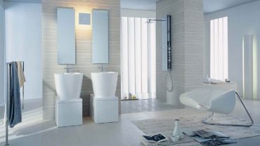 Beautiful Spacious White Bathroom