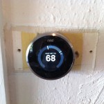 nest thermostat wall component