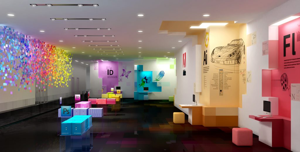 Colorful Office Room Design