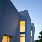 Awesome Building Design of Beautiful Homely Atmosphere of Concrete House with Eco House Wall which is Made from Concrete