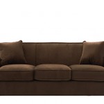 Brown Microfiber Upholstered Couch