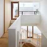 Chic House Minoh Fujiwaramuro Architects Design Interior in Upper Floor Used Wooden Flooring Decoration Ideas Inspiration
