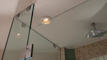 Contemporary Details Bathroom Metal Headshower Reston Townhouse Renovation