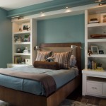 Extraordinary Unique Teenage Bedrooms with Rustic Wood Bed Divan and White Bookcase Bed Headboard Dazzling Lights