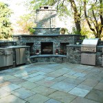 Lynx Outdoor Kitchen with Marvel Outdoor refirgerator