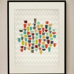 coffe cup framed print