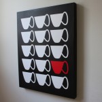 coffee cup canvas picture