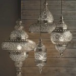 moroccan lamps on silver