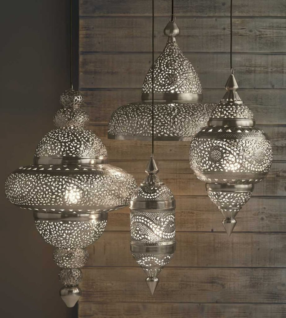moroccan-lamps-silver
