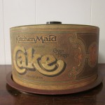 vintage cake tin