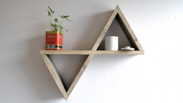 Smoked Oak Shelf Design