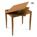 Awesome Hot Rectangular Extendible Folding Dining Table with the Wood Material for the Sophisticated Dining Space