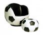 Black and White Chair Design ideas Equipped with Ottoman in Ball Shaped Design from Mor Furniture Portland Design