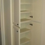 Bright Interior Design Ideas Equipped with White Door Design Ideas Finished with Garage Storage Cabinets Design