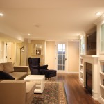 Elegant Living Space Design Ideas Applied Basement Interior Design Ideas finished with Best Painting Basement Floor Ideas Plan
