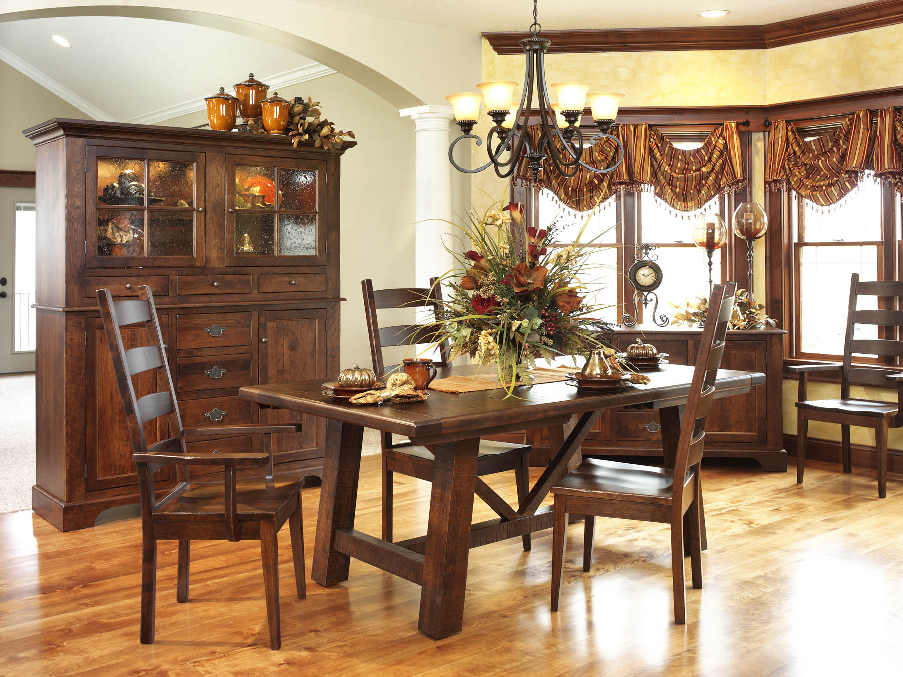 Timelessly Beautiful Country Dining Room Furniture Ideas for You
