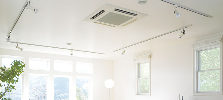 Ceiling Cassette Air-Conditioning for Living-Room