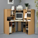 Fantastic File Shelves and Cabinets in Awesome Computer Desk Ideas for Small Spaces with Grey Carpet Flooring