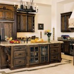Interesting Details on Classic Range Hood in Tuscan Kitchen Design Ideas with Solid Oak Island