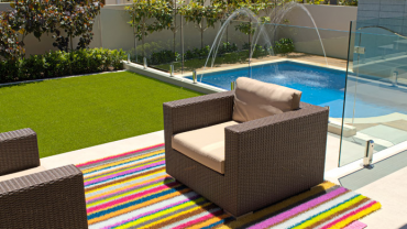Multi Colored Outdoor Rug