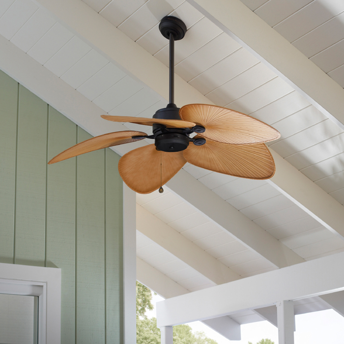 Sloped ceiling fan