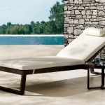 White Poolside Chaise Lounge