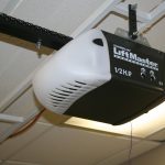 Bright and Black Touches for Garage Door Opener by Lift Master Professional