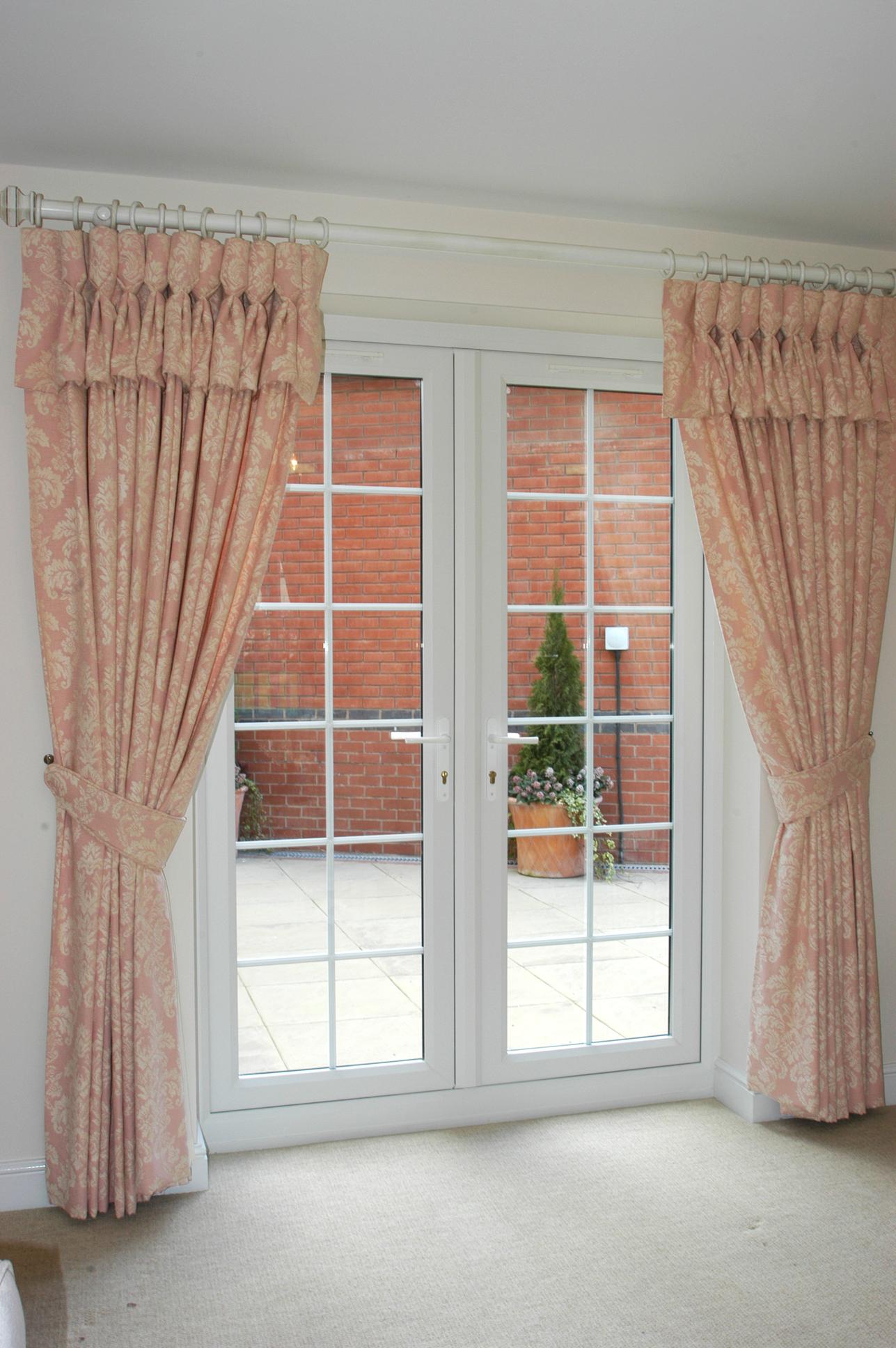 Modern Curtains On French Doors 