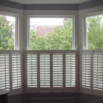 Tidy White Design Interior Window Shutters for Small Room at the Cottage Plan