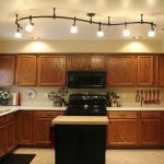 Best Tracking Lamps of the Kitchen Ceiling Lights Models at Rustic Kitchen Assembling