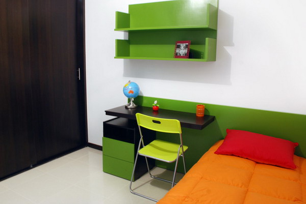 Kids Bedroom Design with Study-Desk