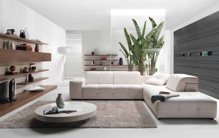 Marvelous Low Round White Coffee Table inside Stylish Home Design Inspiration with White Sofa Chaise