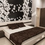 Astonishing Wall Decal for Minimalist Decoration Ideas for Home Bedroom with White Bed on Tile Flooring