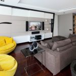Fancy Yellow Sofas and Grey Sofa inside Great Interior Design Ideas for Family Room