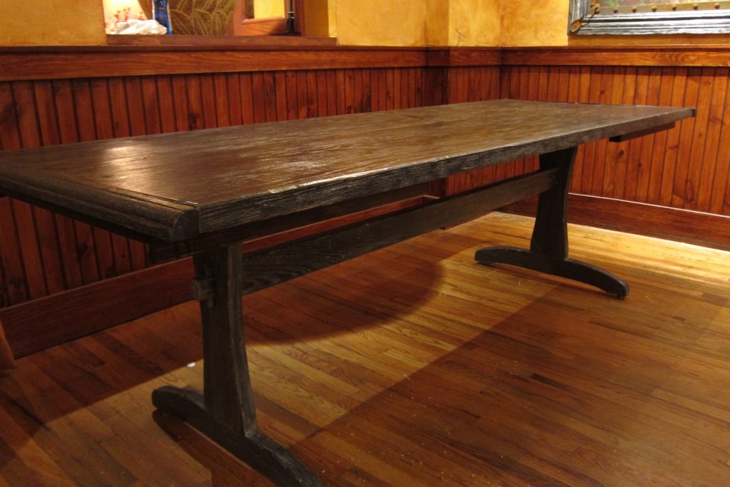 Rustic Long Kitchen Table